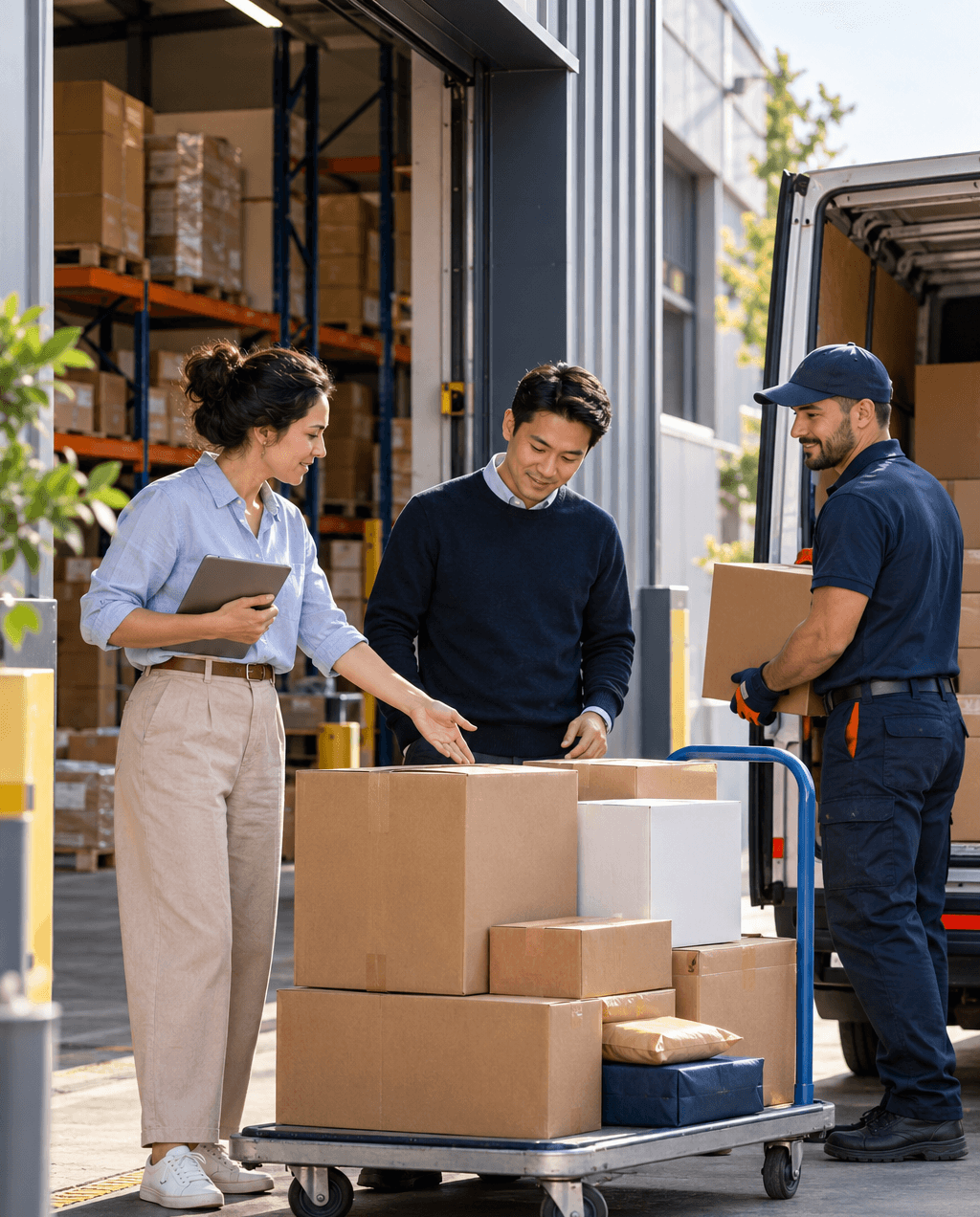 Ready for the shipment handoff